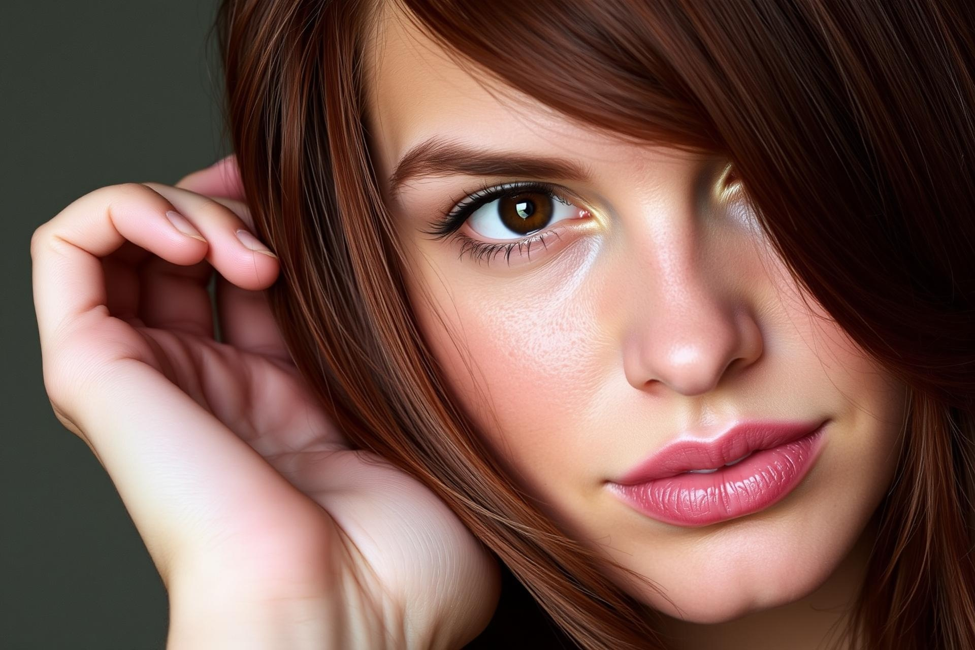 Quelle couleur de cheveux pour des yeux marrons