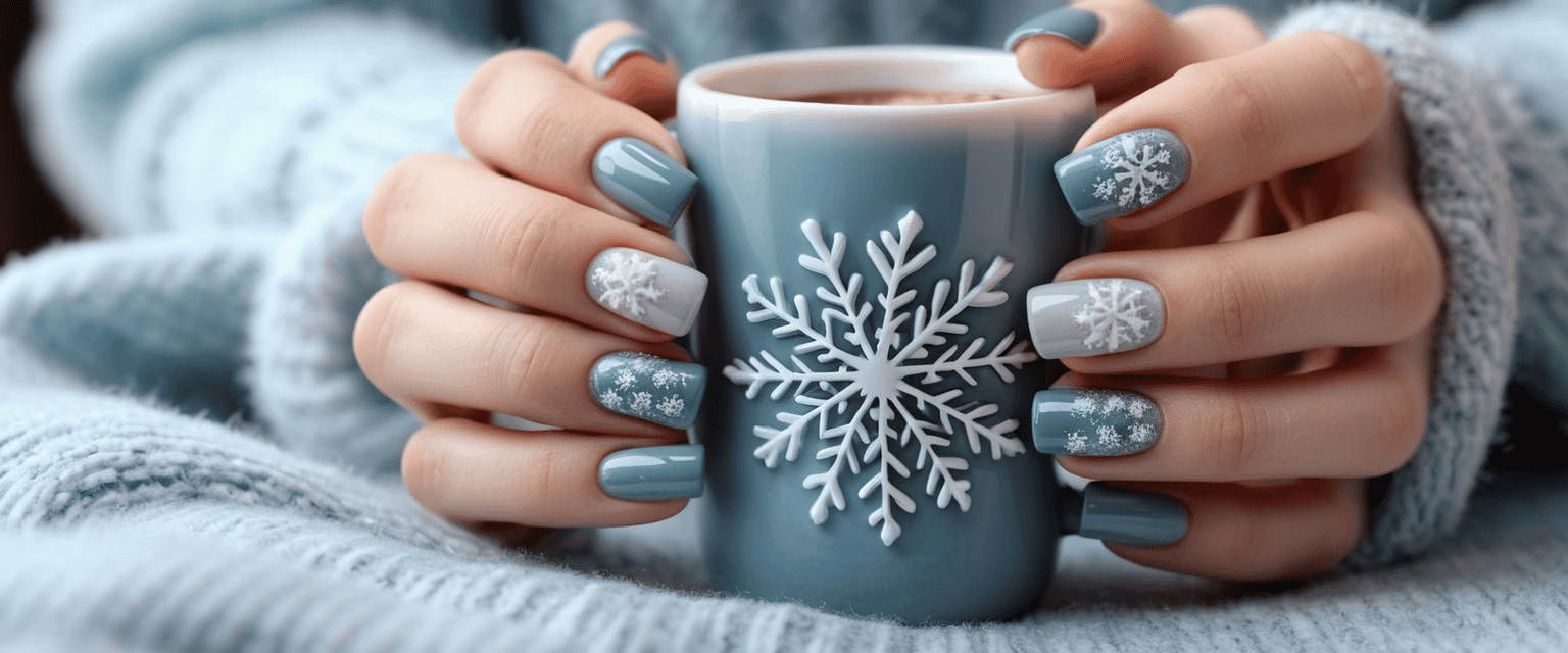 idee ongle hiver