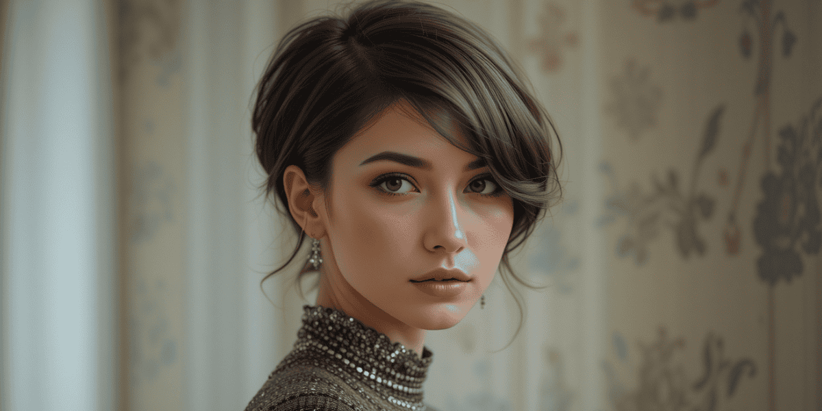 hyper stylée coupe courte femme moderne